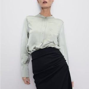 NWT Zara silk top size XS